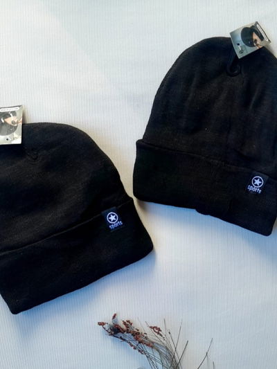 Gorro unisex negro