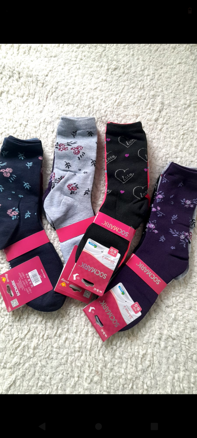 Pack x 3 medias largas dama socmark