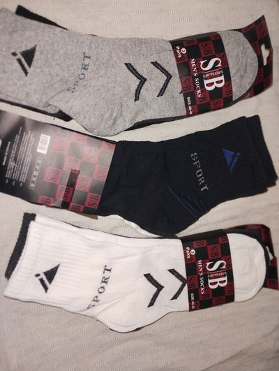 Pack x 3 medias largas hombre S|B
