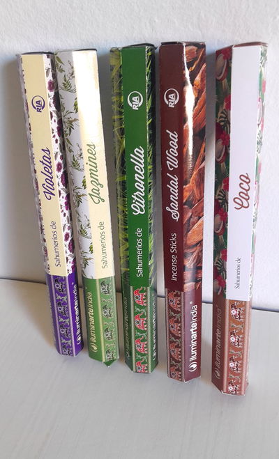 Sahumerios hexagonal India