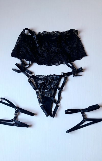 Set pollera + rutera + ligas