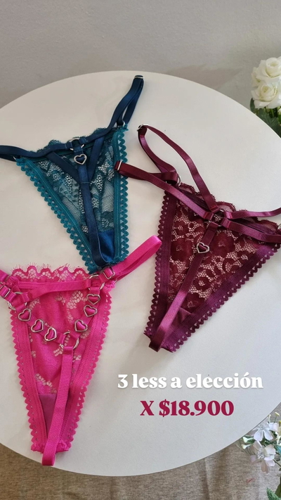 Pack x 3 less eróticas