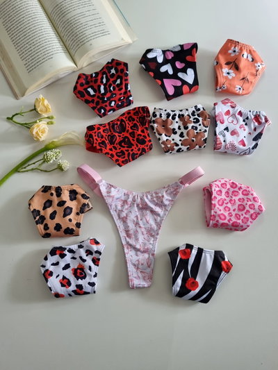 Pack x 3 less de lycra estampadas