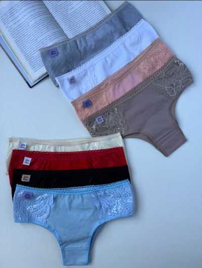 Pack x 2 vedetina tipo culotte Dulce Limón