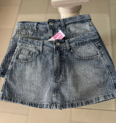 Short pollera LUI celeste