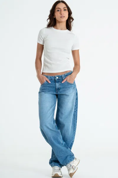 Jeans Baggy TAHI tiro bajo