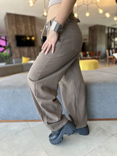 Jeans Baggy con hebilla 