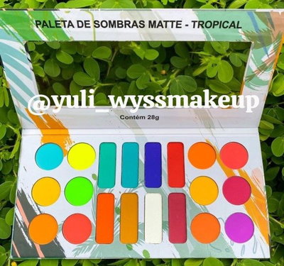 Sombras Tropical Matte Ludurana Original 馃嚙馃嚪