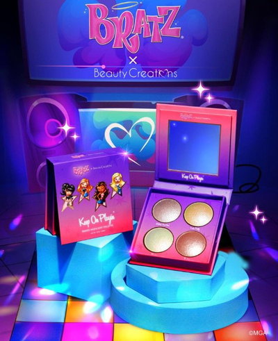 Bratz x beautycreations Keep on playin baked highlights