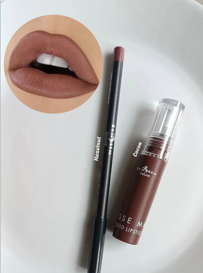 Lip combo hazelnut y cocoa