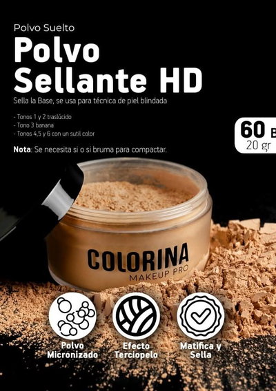 Polvos HD Colorina Professional