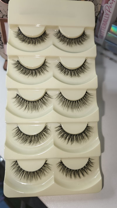 Pestañas 01 Reutilizables pelo natural 