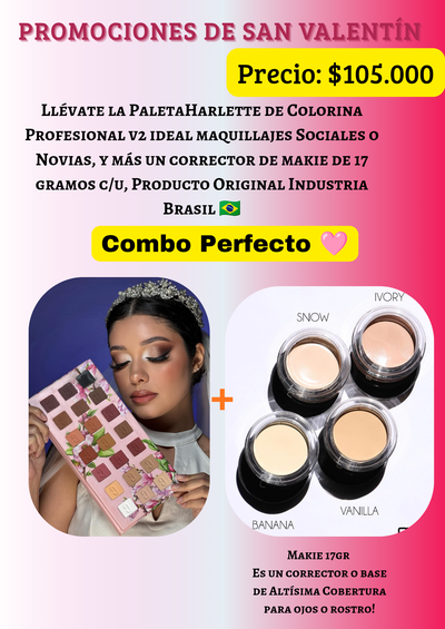 Combo Novias Colorina Profesional 