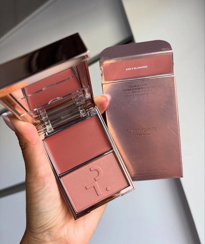 Rubor Patrick Ta For Face Dúo Crema y Polvo Tono She’s Blushing 