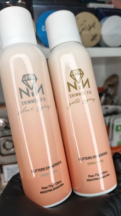 SHIMMER FIX SPRAY – GLITTERS EN AEROSOL – SILVER