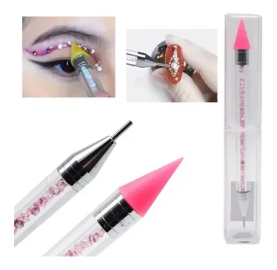 Katana Lapiz De Cera Levanta Strass Cristales Nail Art