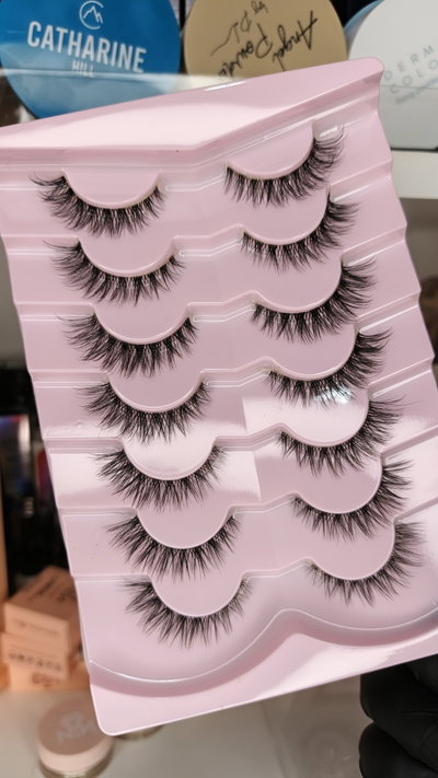 Pestañas de Pelo natural 7 pares