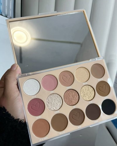 Nude X - Paleta De Sombras - 15 Tonos