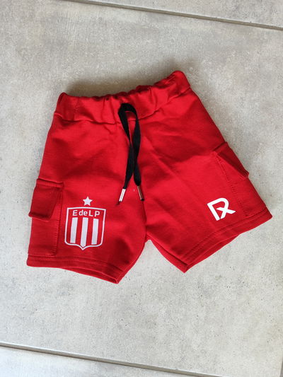 Short algodón cargo - Escudo - BEBE