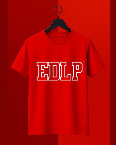Remera algodón peinado roja - EDLP