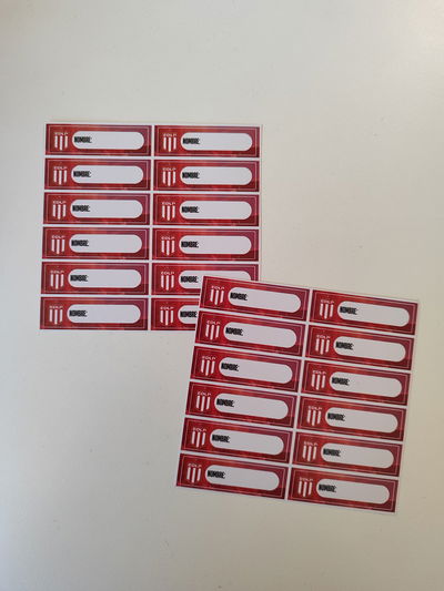 Stickers escolares para útiles - Estudiantes