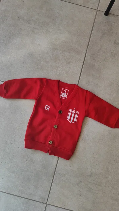Campera algodón peinado rojo - Escudo - BEBE