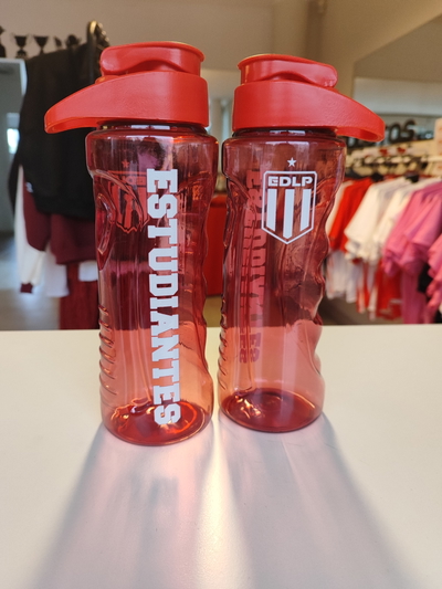 Botella transparente roja - Estudiantes
