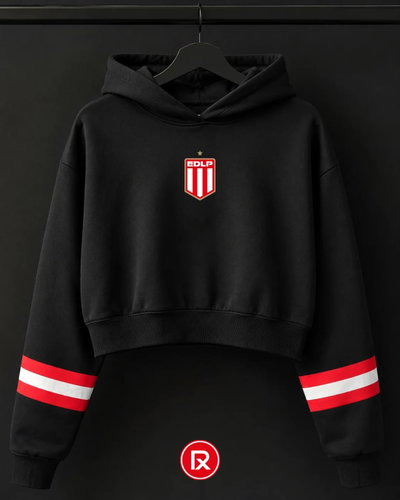 Buzo crop algodón peinado negro - Estudiantes