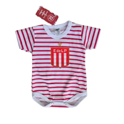 Body algodón rayado - Escudo - BEBE