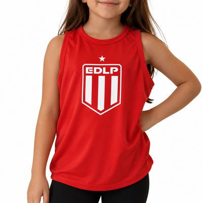 Musculosa jersey set roja - Estudiantes - INFANTIL