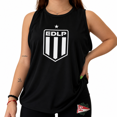 Musculosa jersey set negra - Estudiantes 