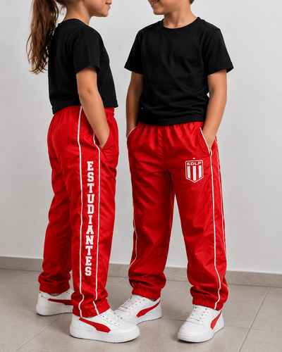 Pantalón microfibra roja - Estudiantes - INFANTIL 