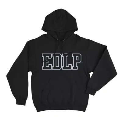 Buzo canguro algodón peinado negro - EDLP - INFANTIL 