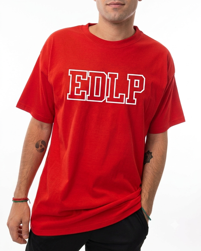Remera algodón peinado roja - EDLP