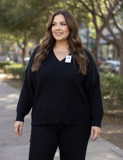 Sweater escote v