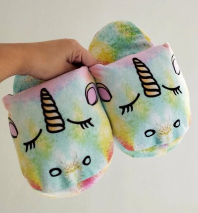 Pantuflones Unicornio