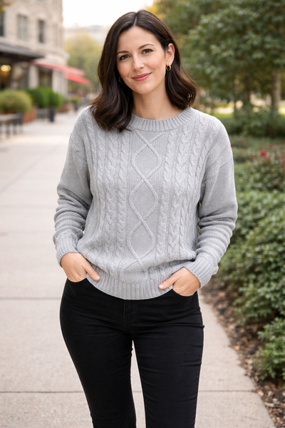 Sweater Trenza Talle unico 