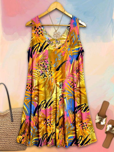 Vestido musculosa corto PV