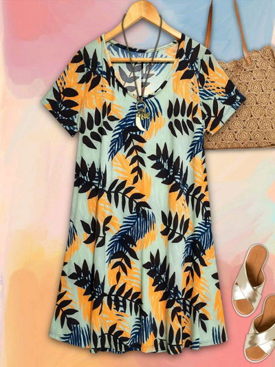 Vestido manga corta est PV