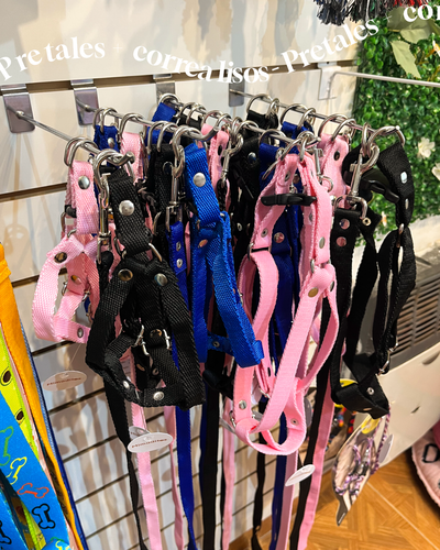 Conjuntos lisos pretal regulable + correa 1mt