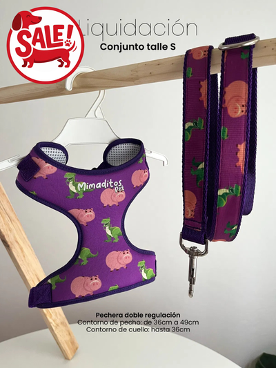 Pechera regulable S + correa 1mt