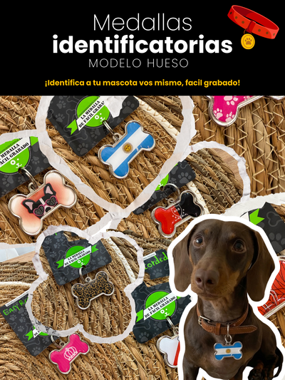 Medallas hueso 4,5cm fácil grabado 