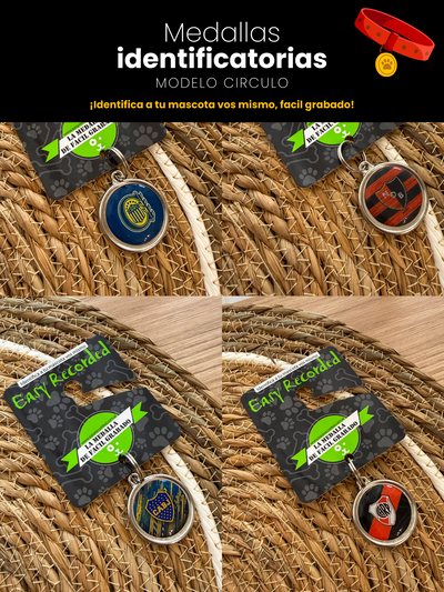 Medallas redonda 3cm fácil grabado