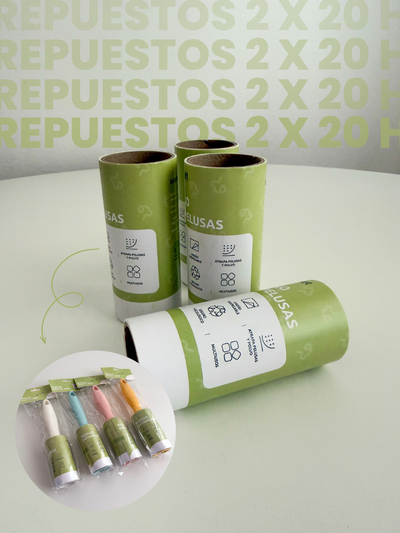 Repuesto quitapelusas 2x20 hojas
