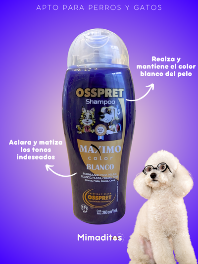 Shampoo tonalizador blanco Osspret 250ml