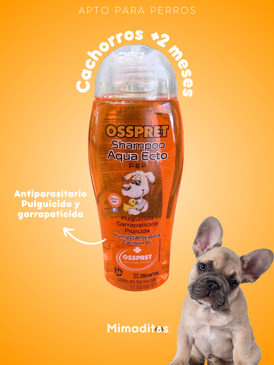 Shampoo cachorros antiparasitario Osspret 250ml