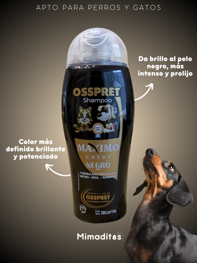 Shampoo tonalizador negro Osspret 250ml