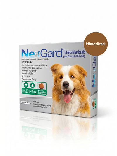 Pastilla antiparasitaria NexGard 10 a 25kg 
