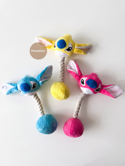 Peluche Stitch con cuerda 