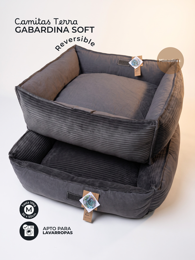 Camita Terra gabardina soft gris